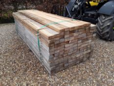 50 x Softwood Sawn Timber Larch / Douglas Fir Fencing Rails