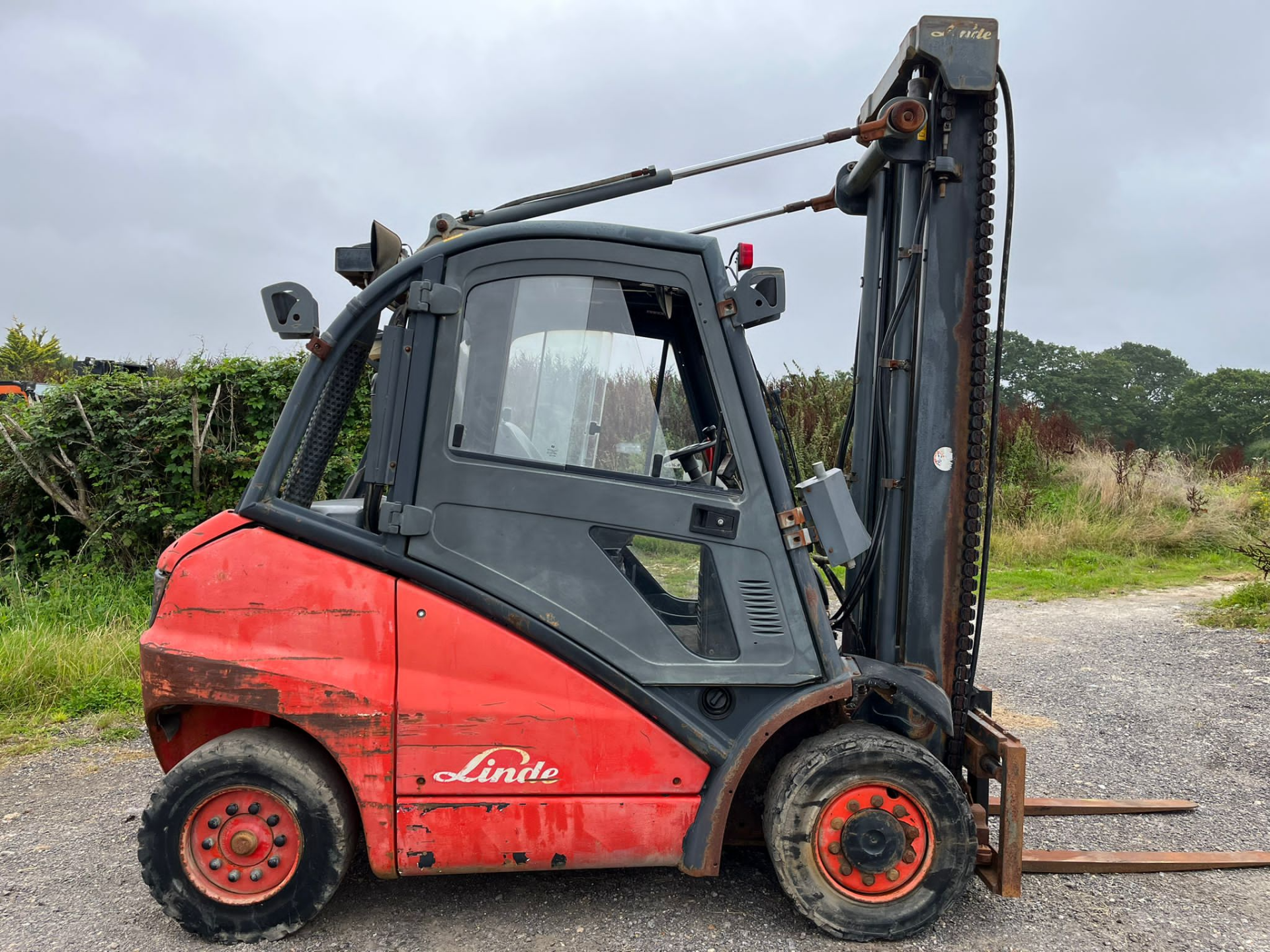 2007, LINDE 4 Tonne Diesel Forklift - Image 4 of 8