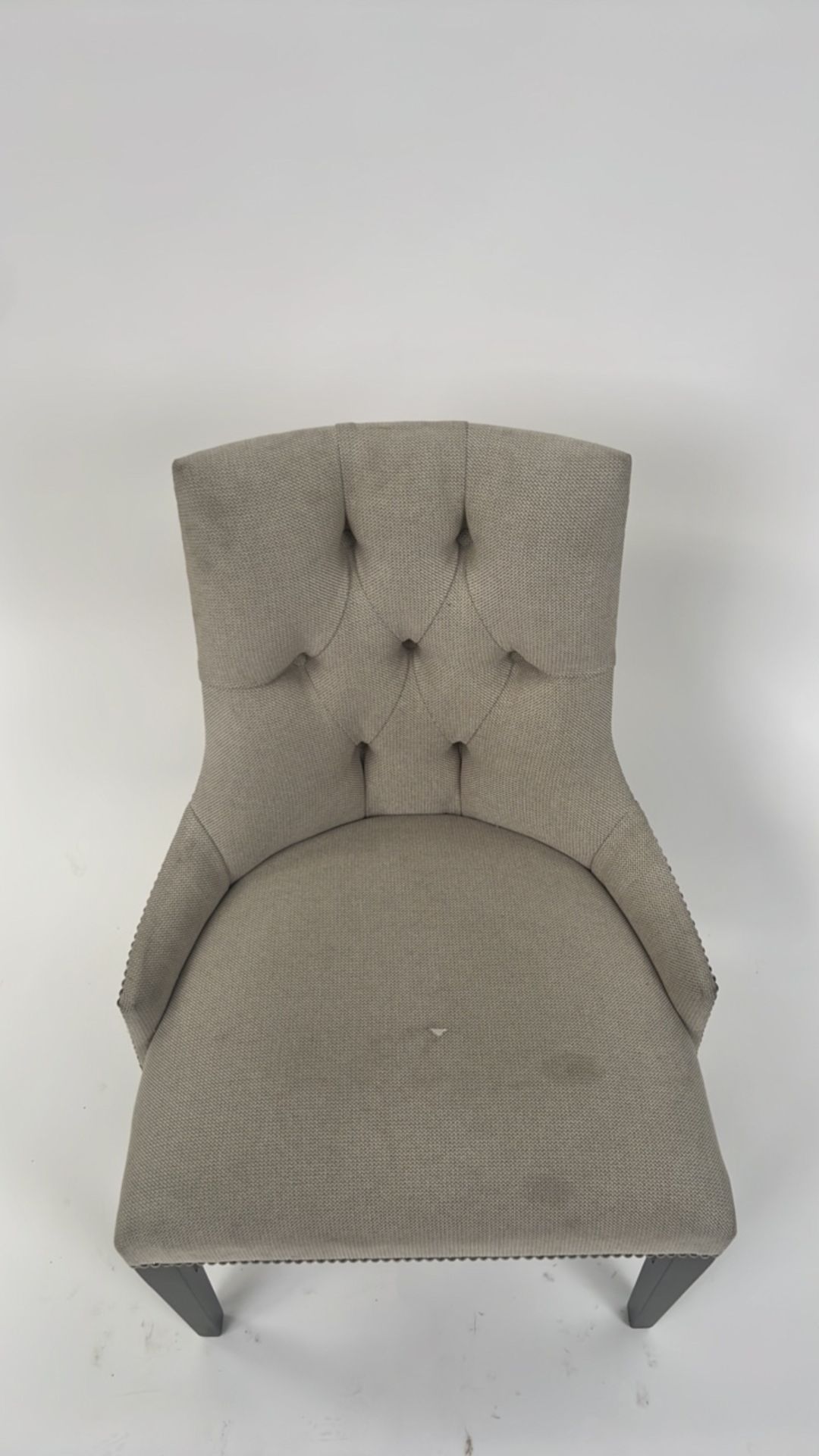 A Wooden and fabric chair - Image 3 of 4