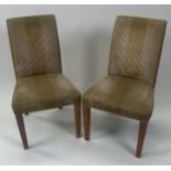 David Linley Dining Chairs x 2