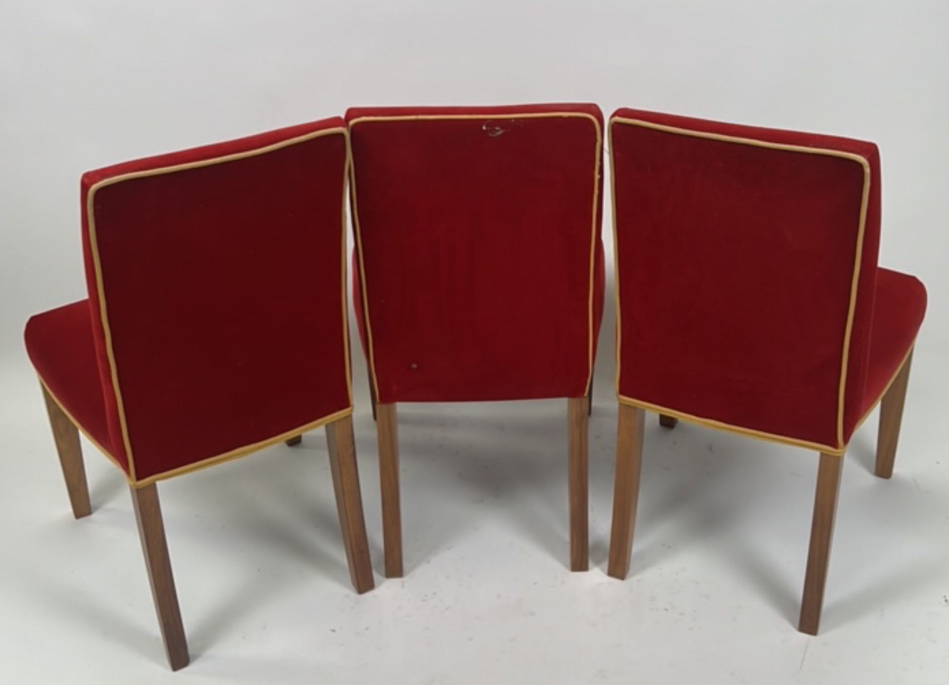 Trio of David Linley Dining Chairs - Image 2 of 7