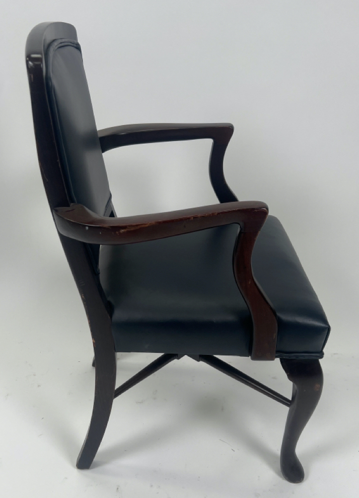 Mid-Century Leather Armchair
