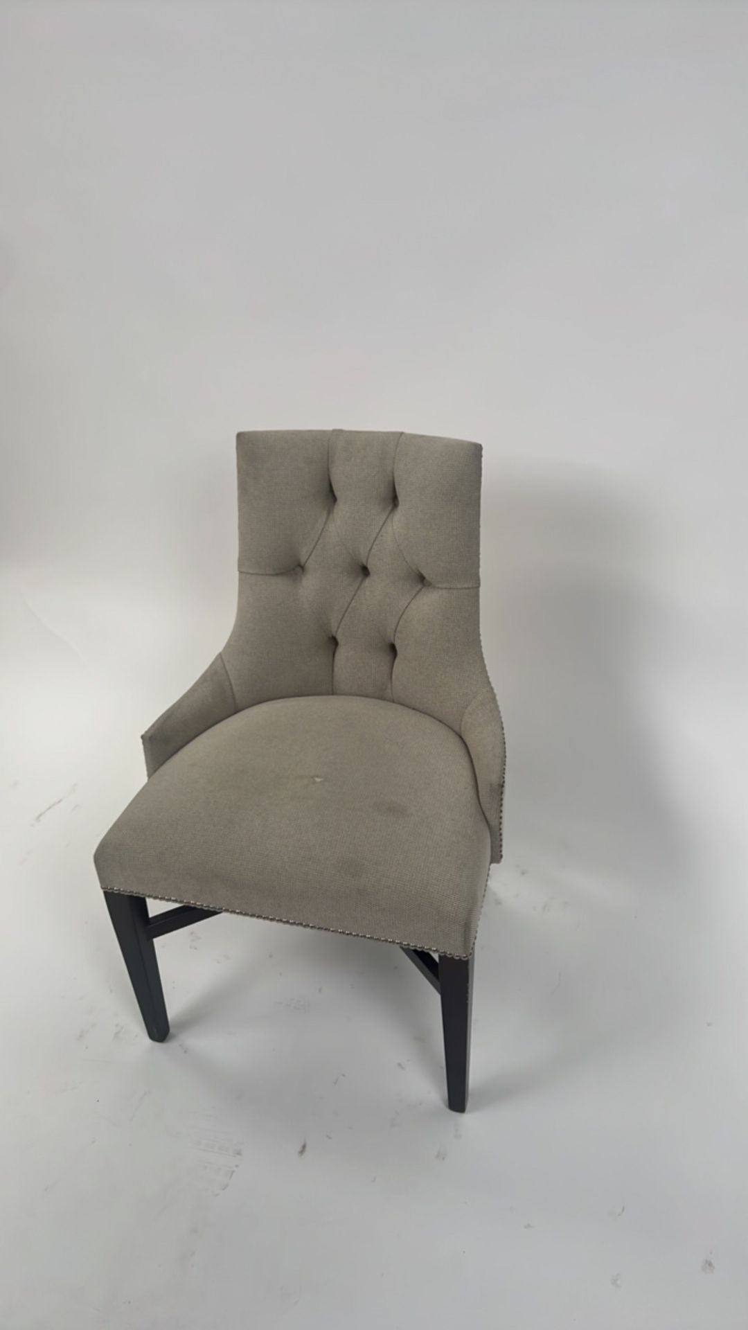 A Wooden and fabric chair - Image 2 of 4