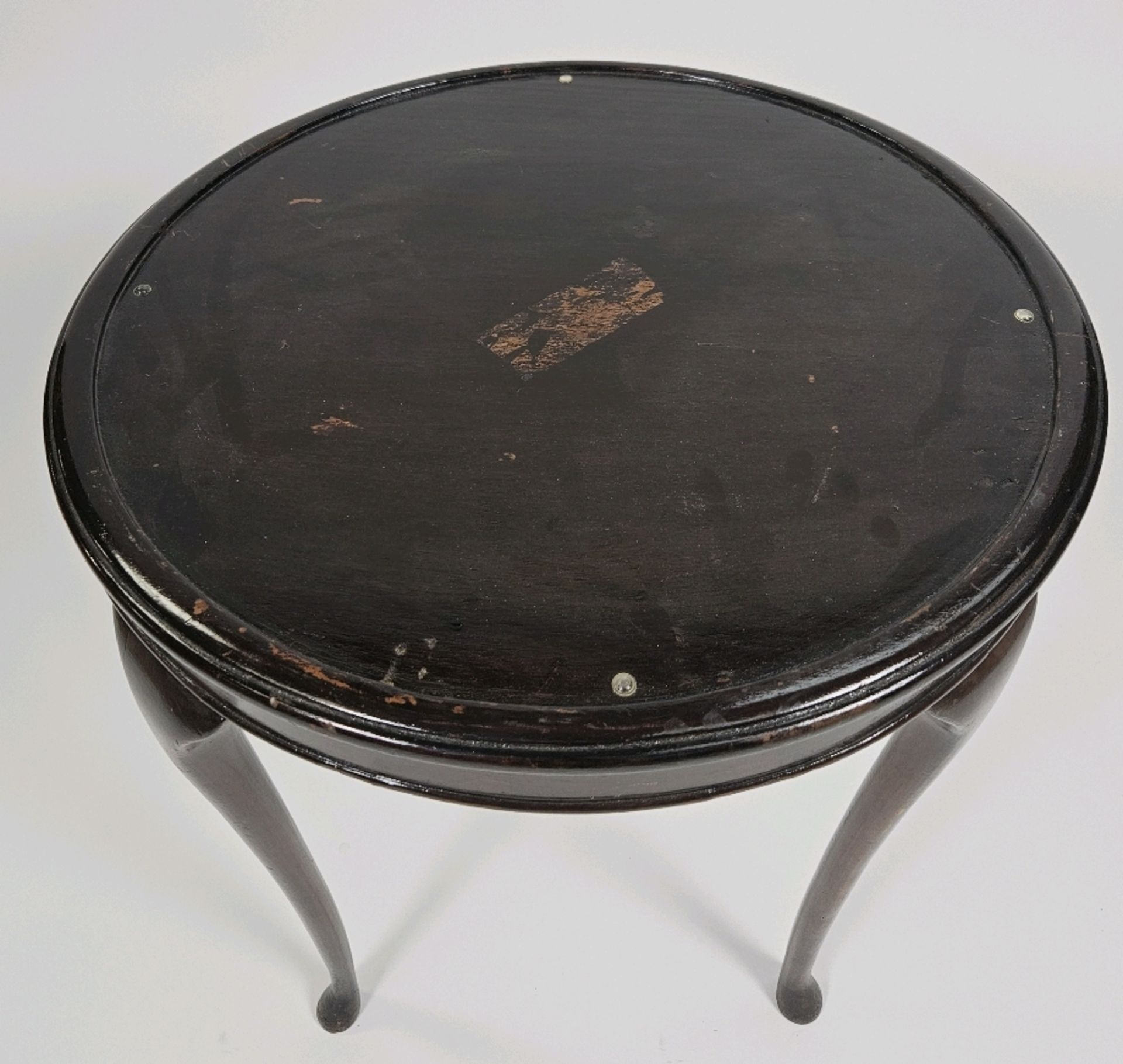 Mahogany Circular Side Table - Image 2 of 3