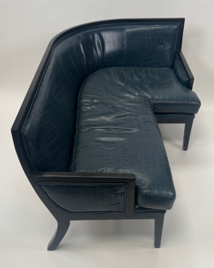 Iconic Berkeley Blue Bar Corner Sofa - Image 2 of 7