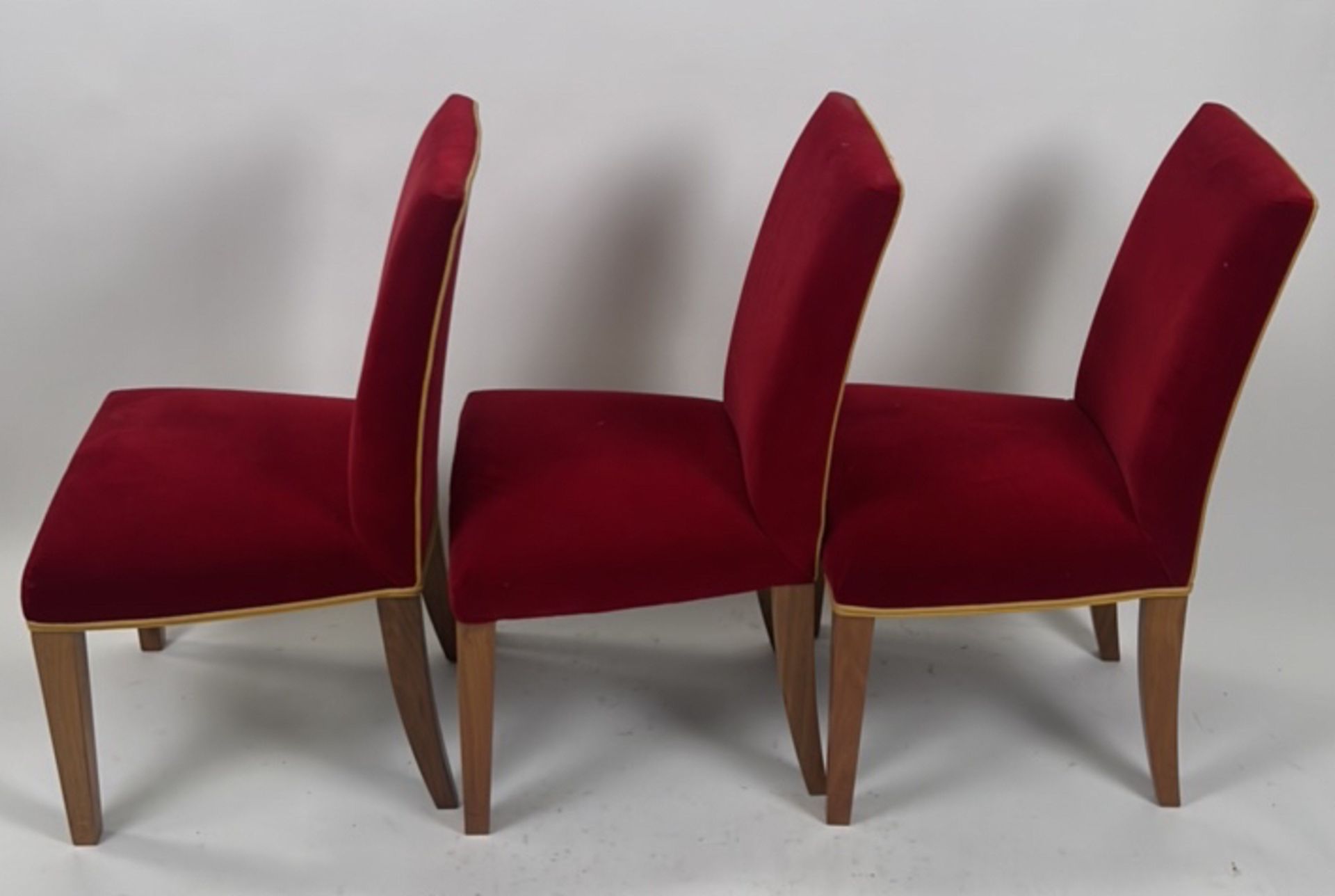 Trio of David Linley Dining Chairs - Bild 4 aus 7