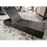 Rattan Sun Lounger