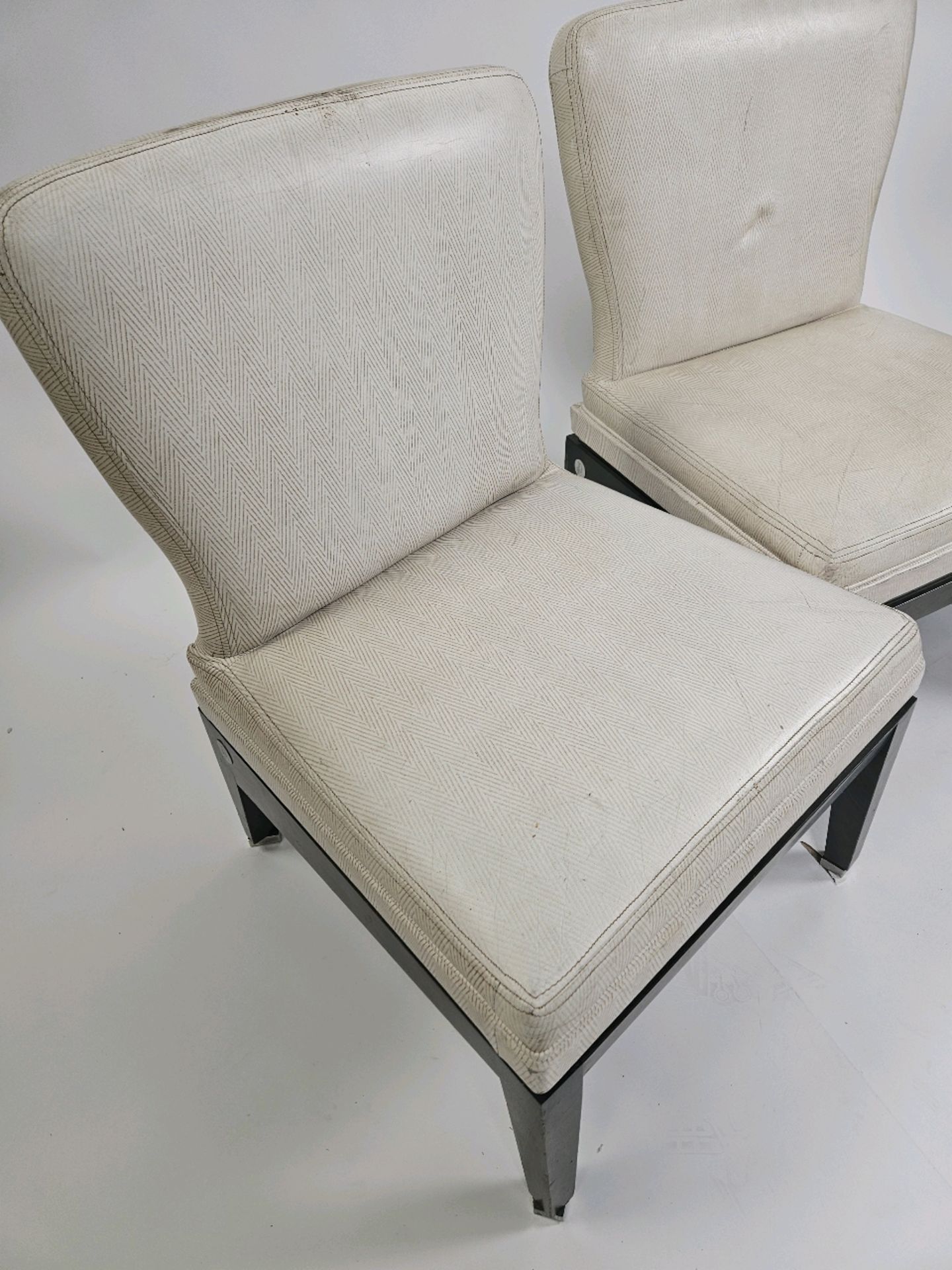 Trio of Faux Leather Chairs - Image 4 of 7