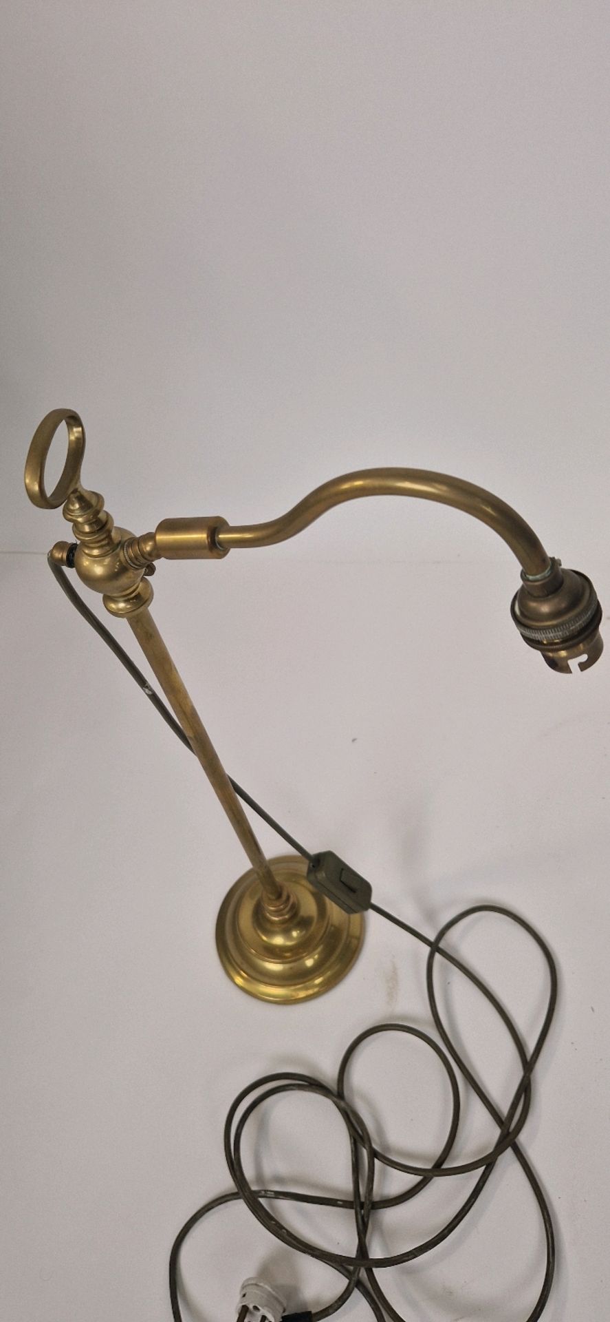 BRASS LAMPS X3 - Image 3 of 4