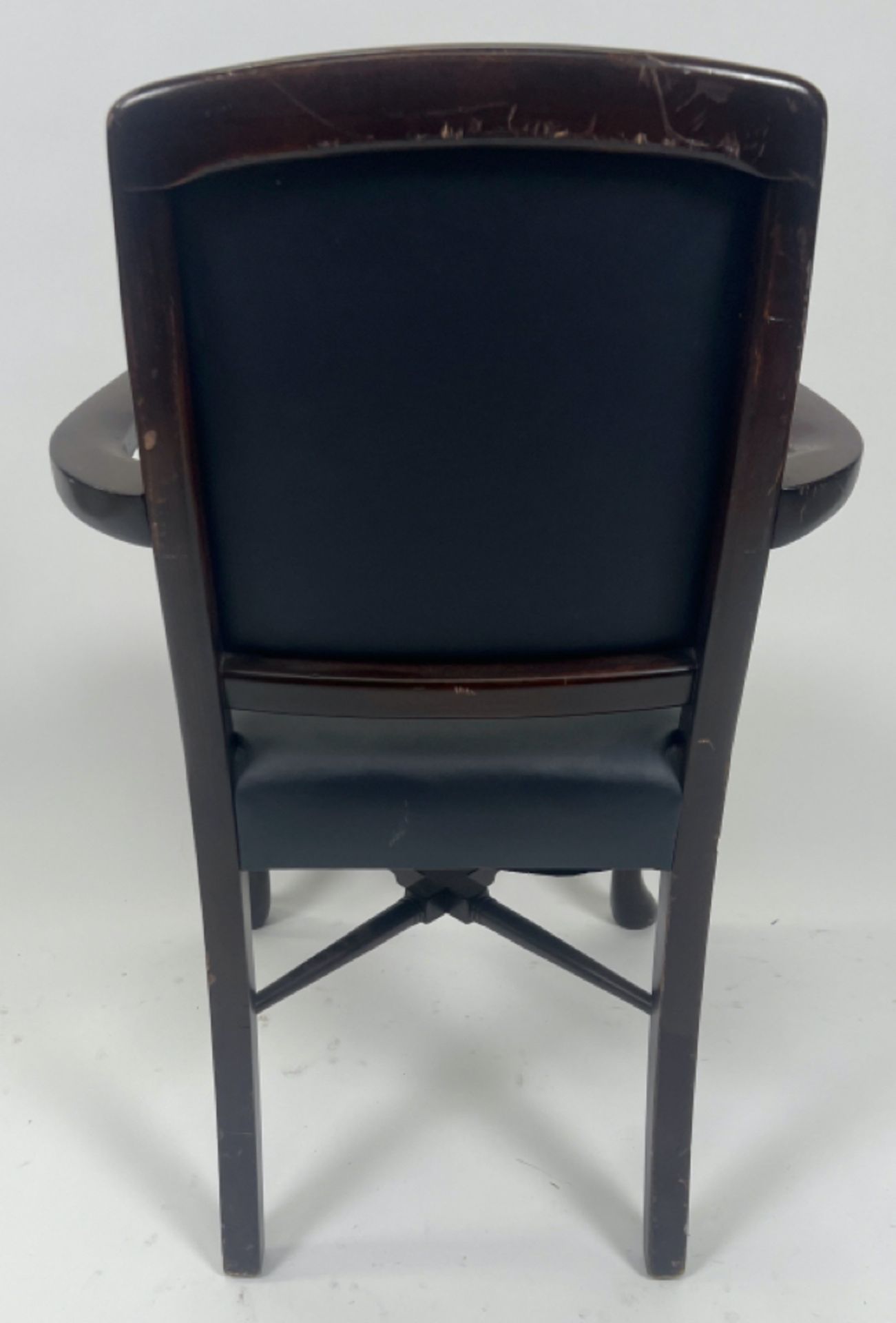 Mid-Century Leather Armchair - Image 2 of 5