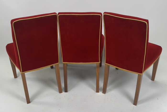 Trio of David Linley Dining Chairs - Image 4 of 8