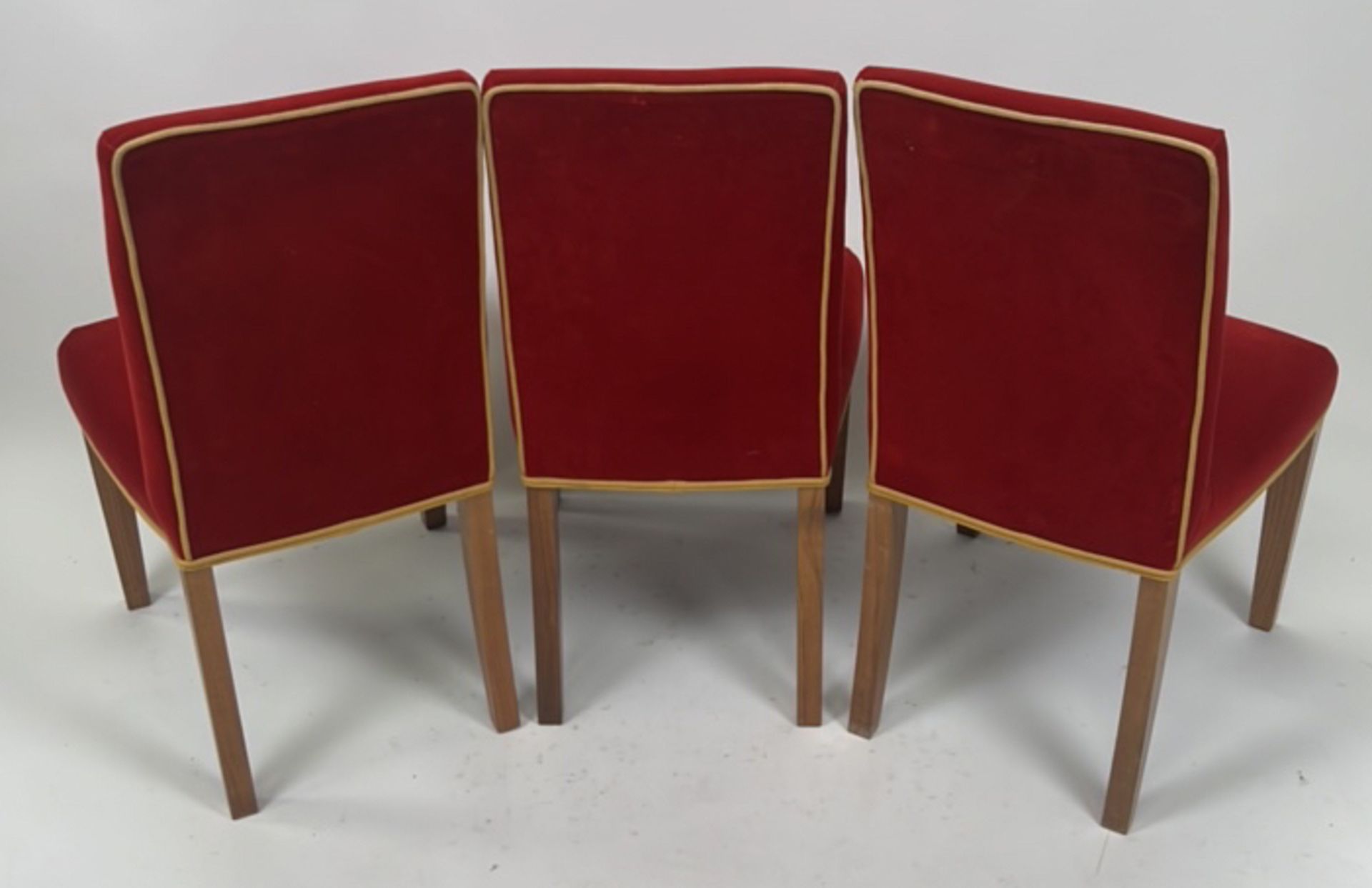 Trio of David Linley Dining Chairs - Image 3 of 8