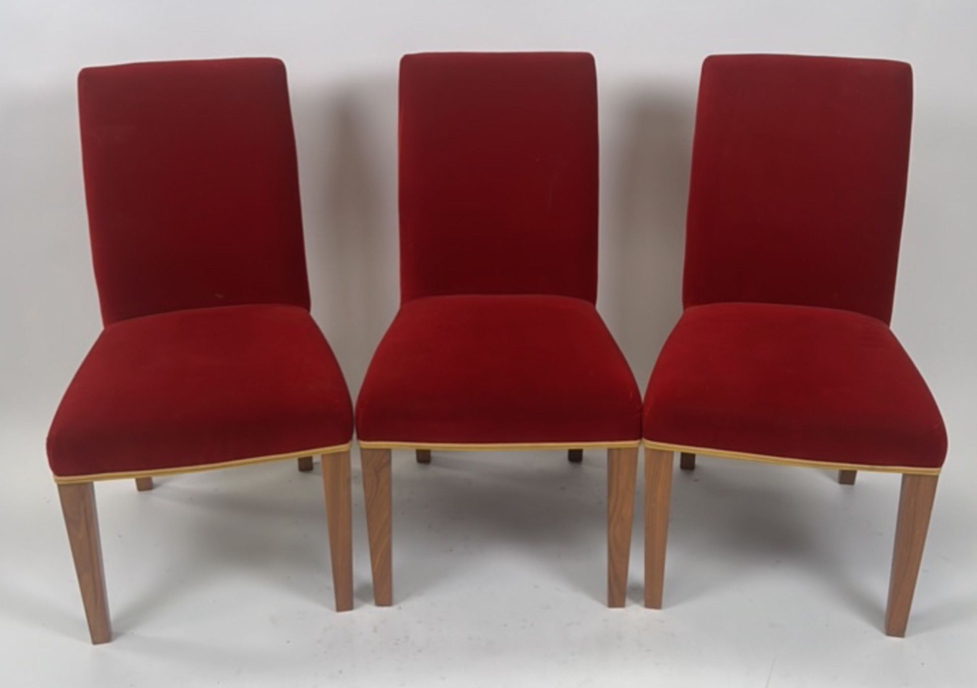 Trio of David Linley Dining Chairs - Bild 2 aus 8