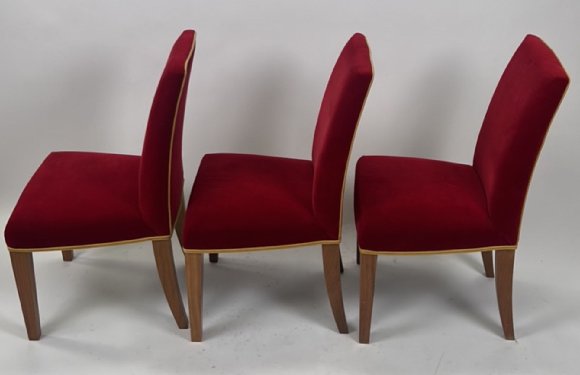 Trio of David Linley Dining Chairs - Image 4 of 8