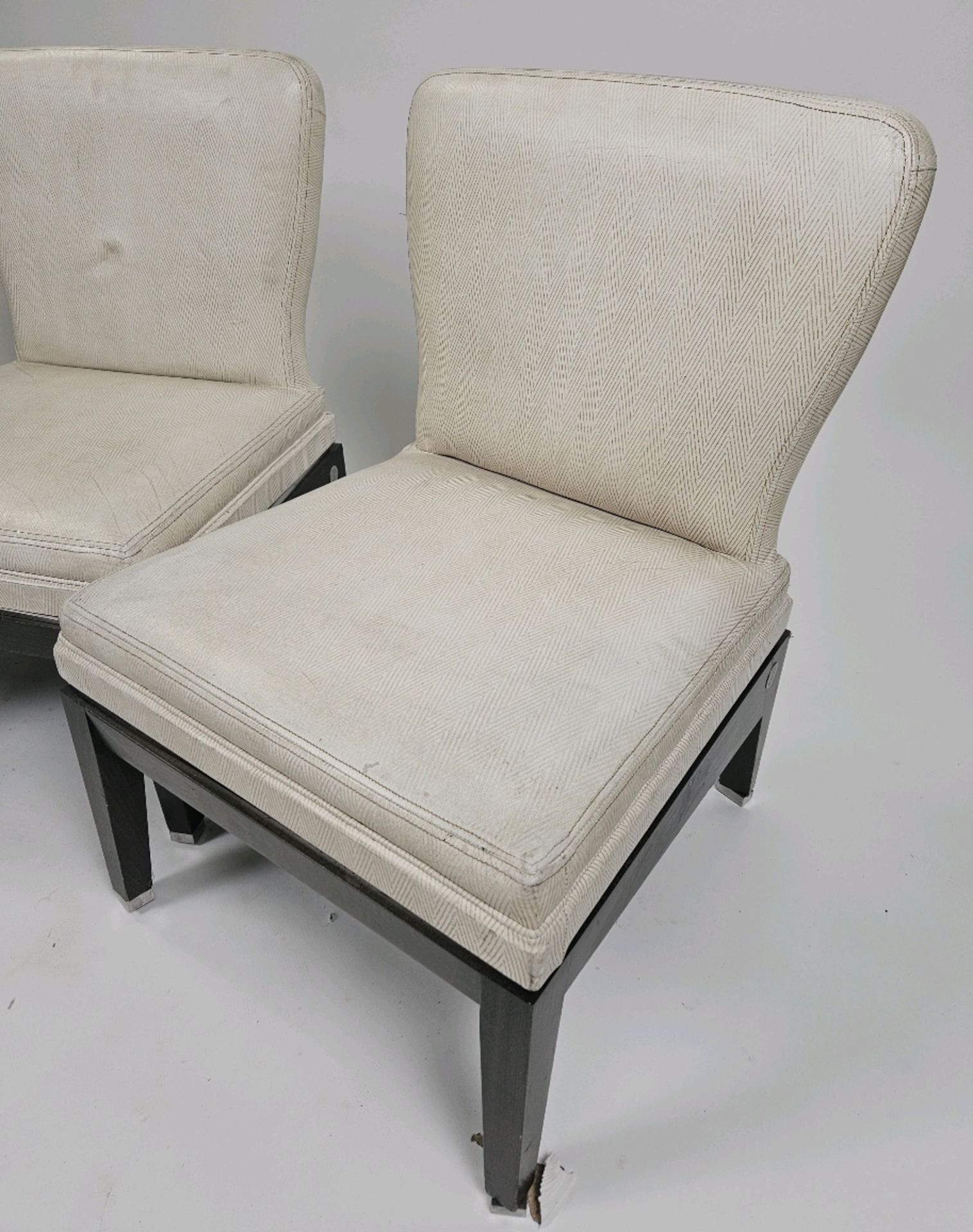 Trio of Faux Leather Chairs - Image 2 of 7