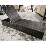 Rattan Sun Lounger