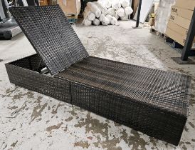 Rattan Sun Lounger