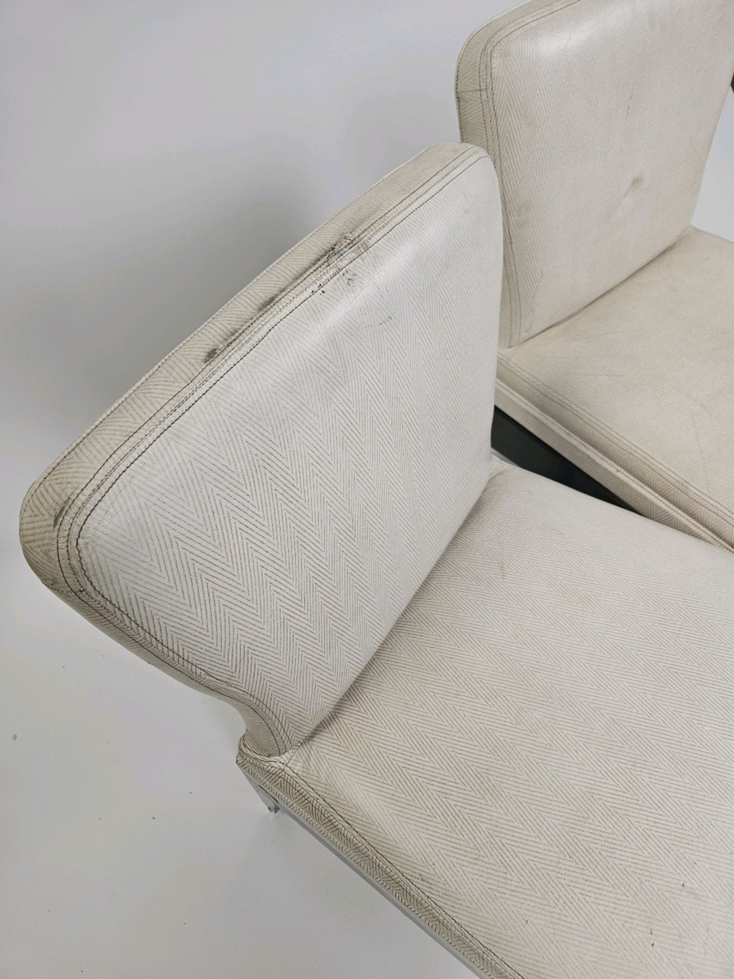 Trio of Faux Leather Chairs - Image 5 of 7