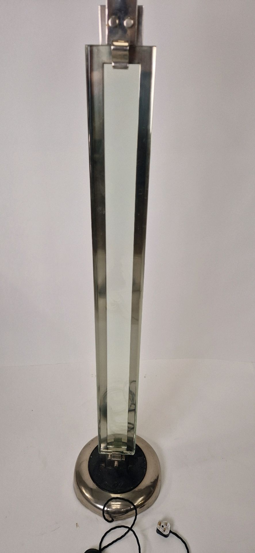 3 bulb glass Floor lamp - Image 3 of 3