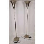 Pair of floor lamps with plugs not tested