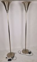 Pair of floor lamps with plugs not tested