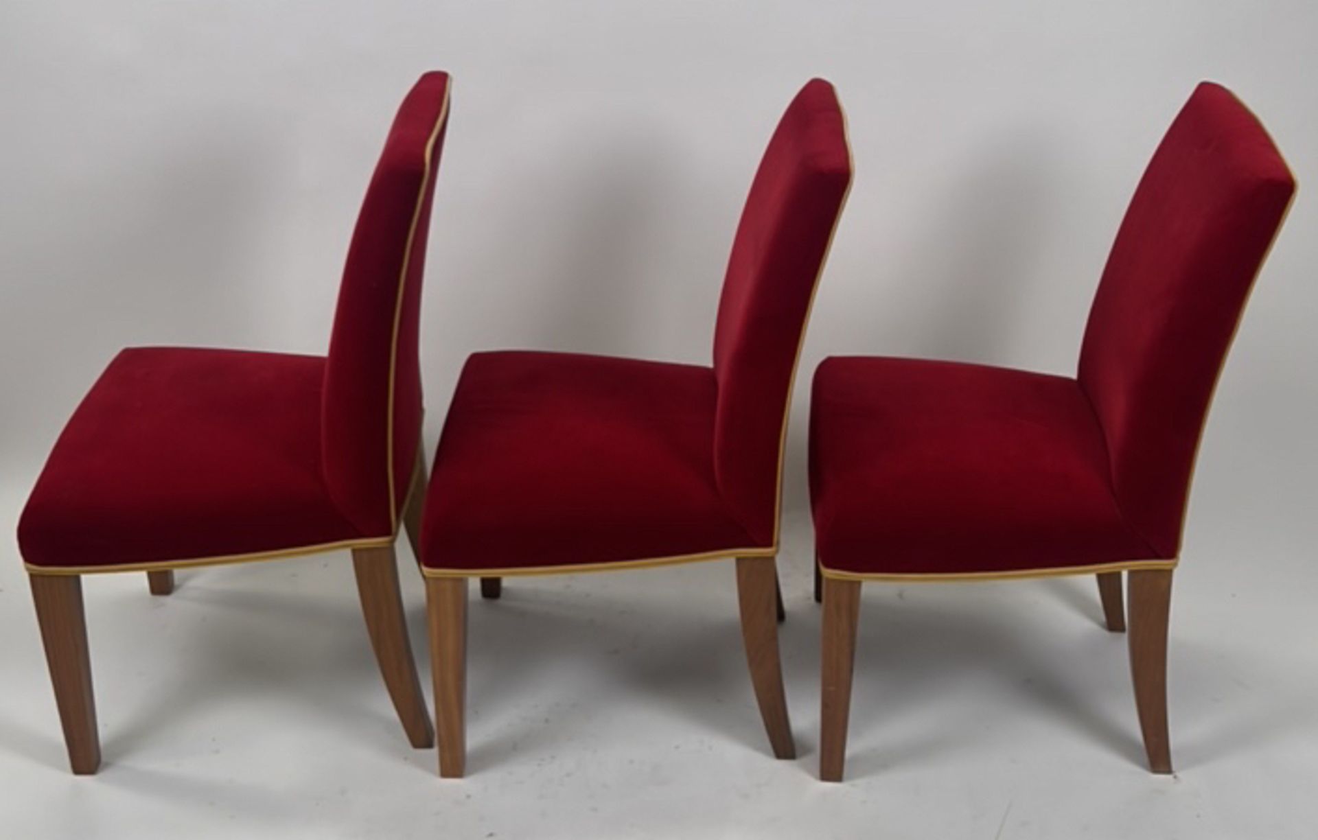 Trio of David Linley Dining Chairs - Image 3 of 8