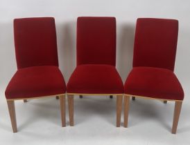 Trio of David Linley Dining Chairs