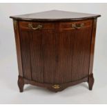 Antique Mahogany Corner Storage Unit