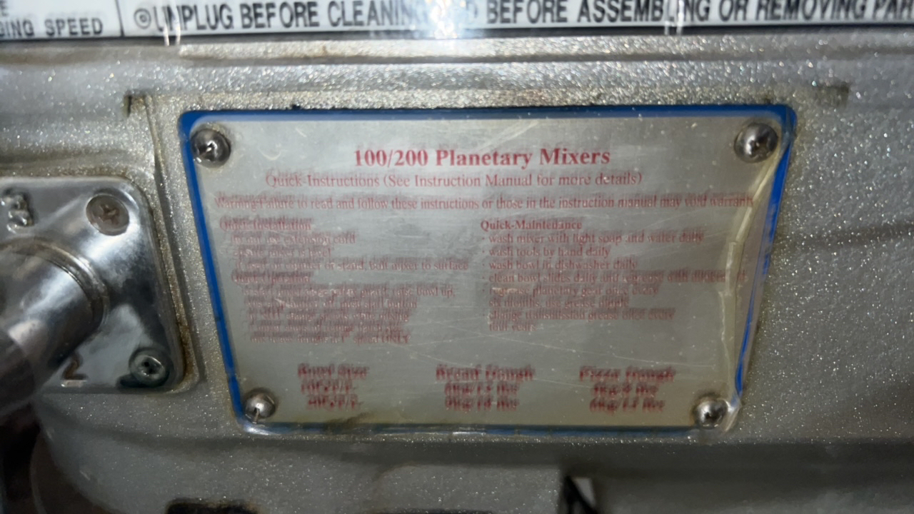 100/200 planetary mixer - Image 5 of 5