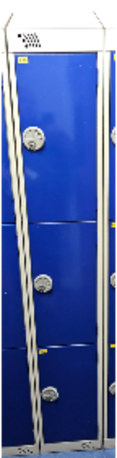 5 x Single Lockers (3 compartments per locker)