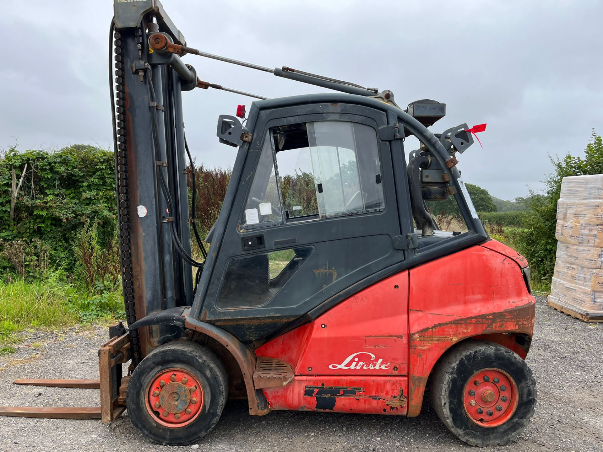 2007, LINDE 4 Tonne Diesel Forklift - Image 2 of 8