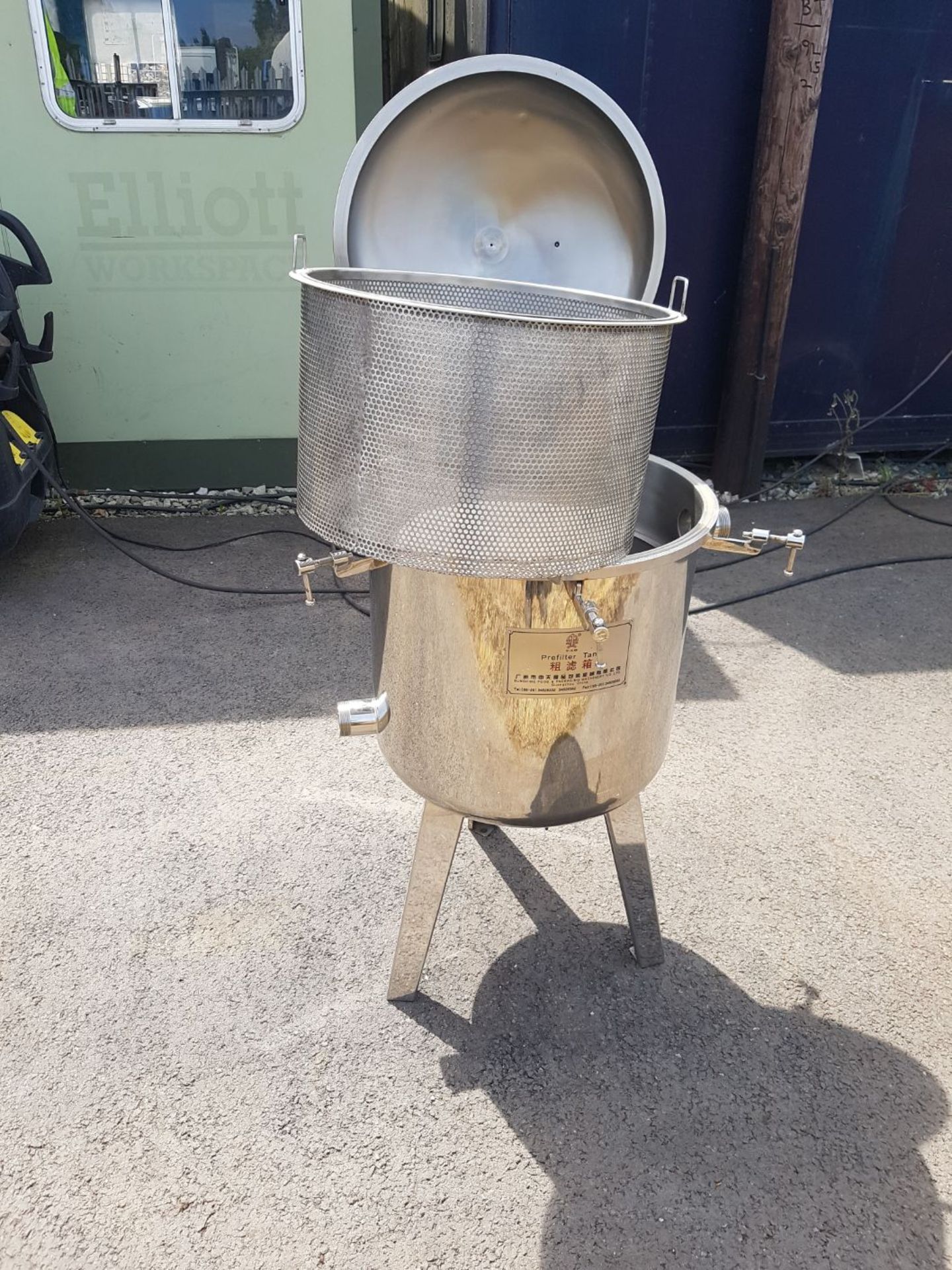 1 x brand new resin impregnation stainless steel tank vacuum tank with basket filter support - Image 7 of 7