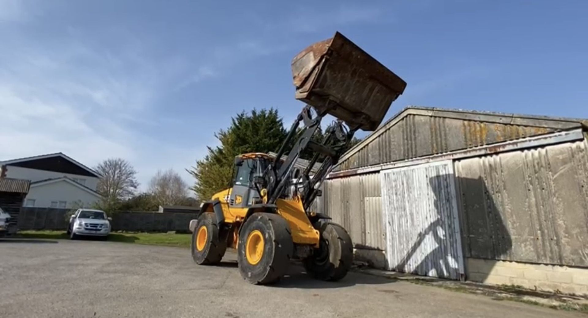 2014, JCB Waste Master on Solid Cushion Tyres