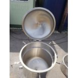 1 x brand new resin impregnation stainless steel tank vacuum tank with basket filter support