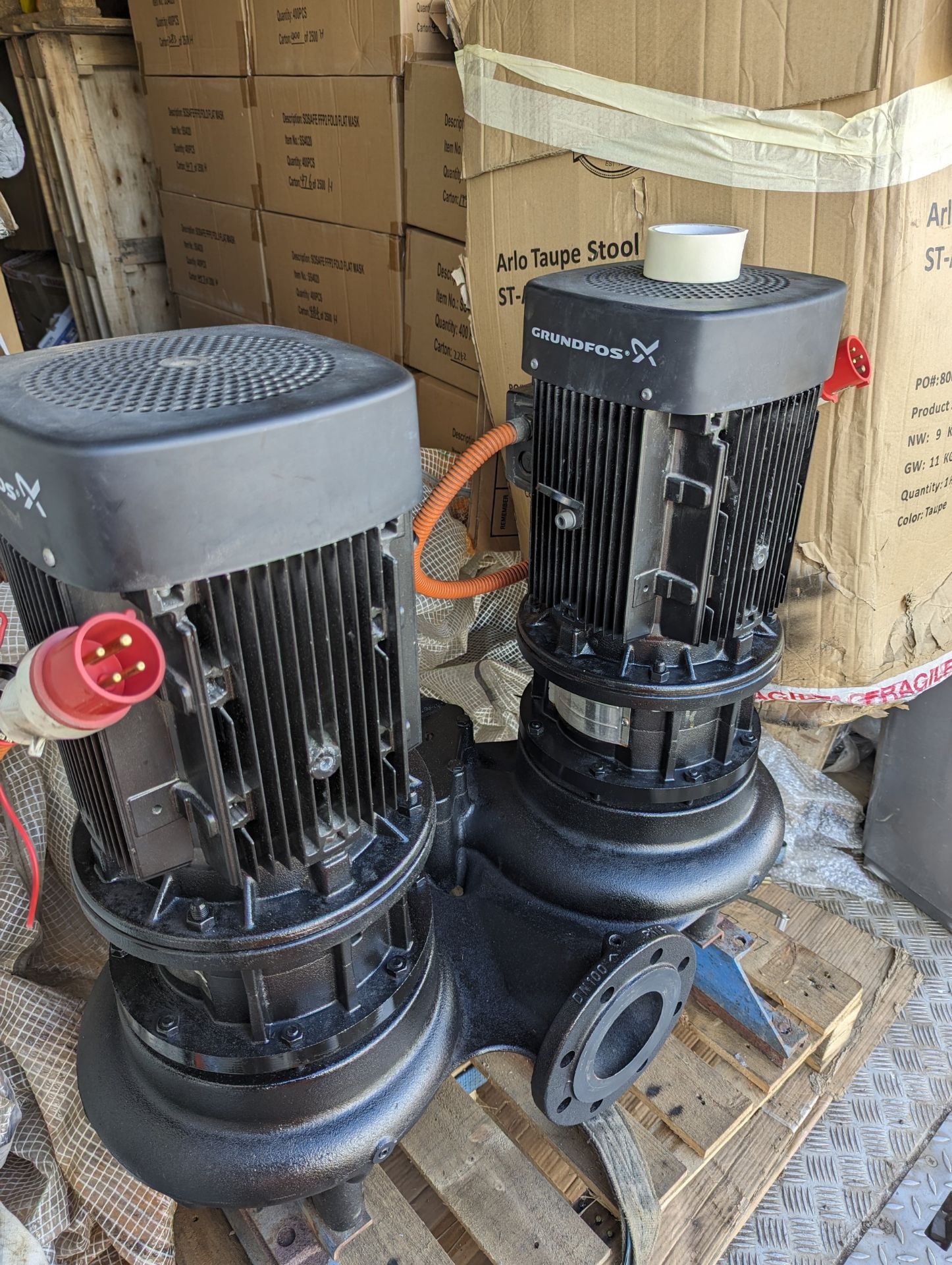 Grundfos x TPD 100-170/4 A-F-A BQQE, Twin Motor Pump (unused) - Image 2 of 6