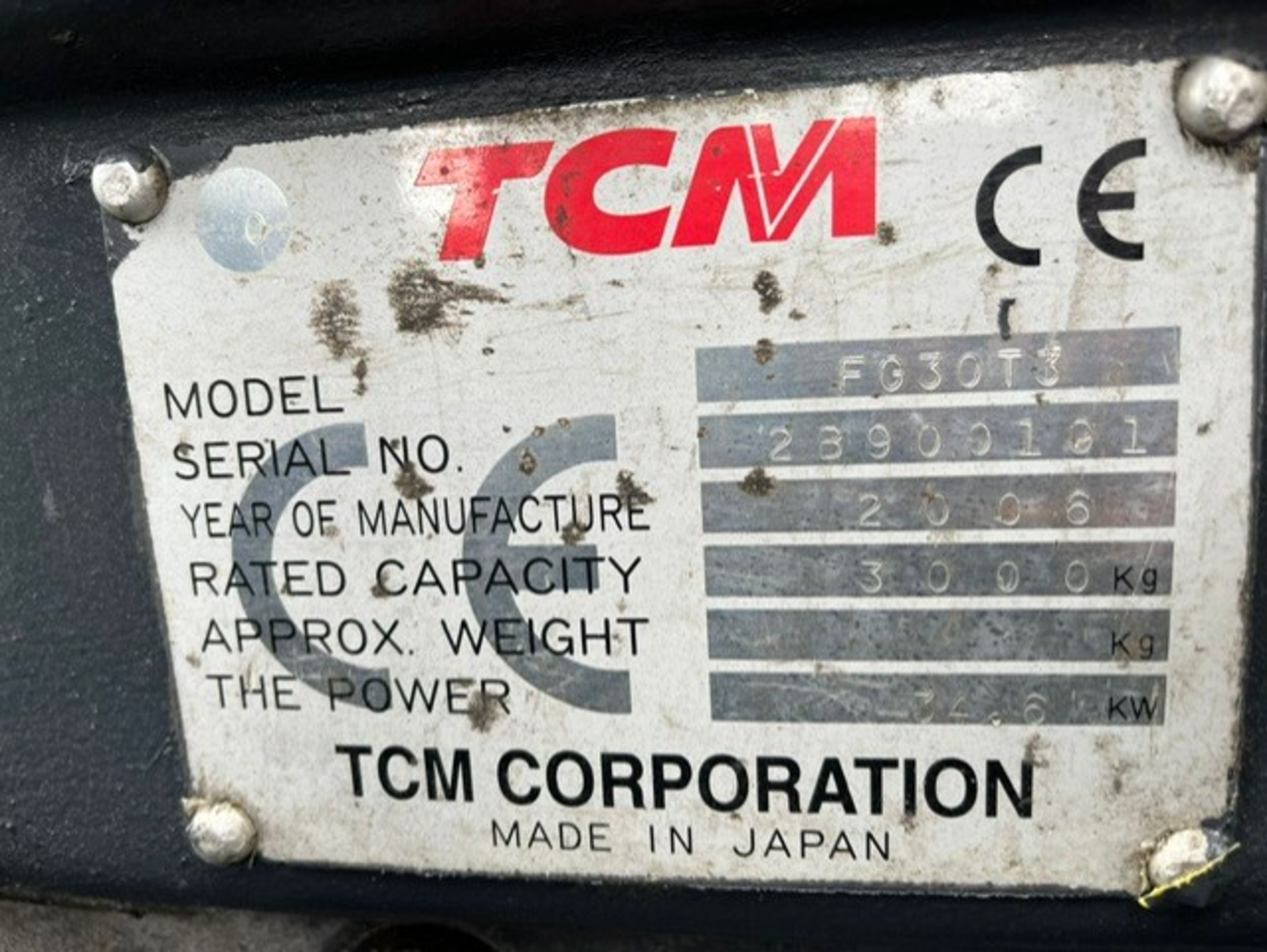 2006 TCM, 3 Tonne Gas Forklift - Image 6 of 7