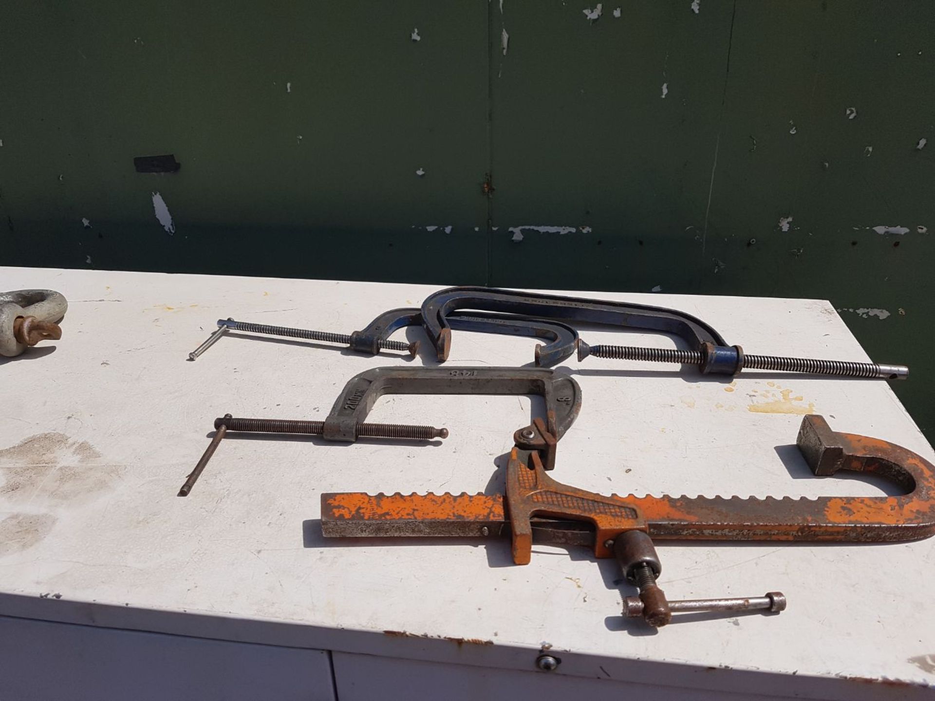 4 x various large G Clamps - Image 2 of 4