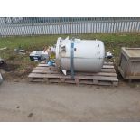 1 x 300L stainless steel mixing vessel (wetted parts all 304 stainless steel).