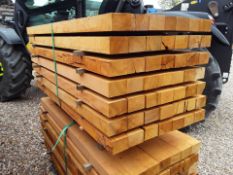 49 x Hardwood Air Dried Sawn African Opepe Posts