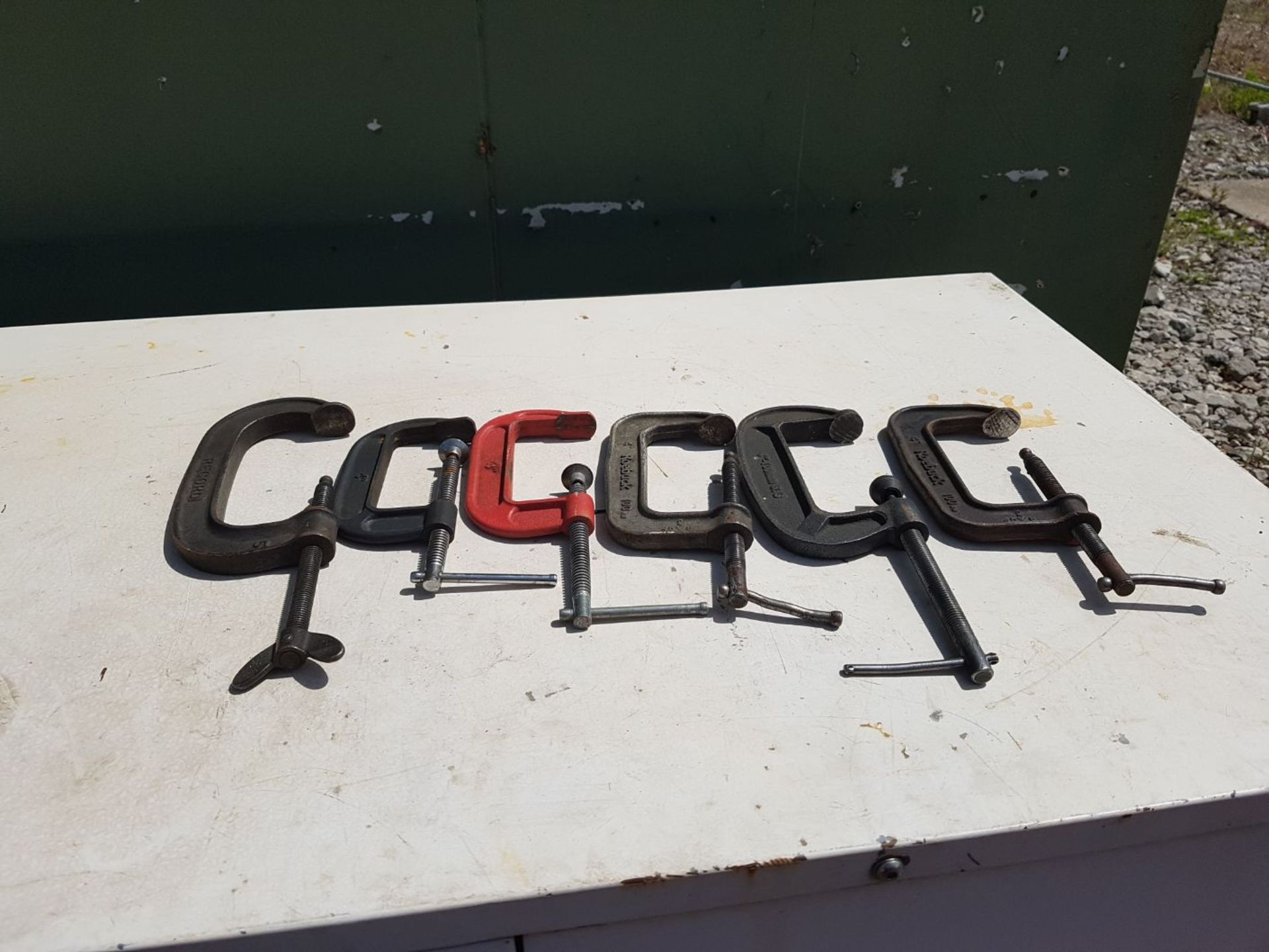 6 x various large G Clamps - Image 2 of 2