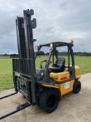 TCM, 3 Ton Diesel Forklift Truck (Twin Wheels Wide Carriage) 6ft forks scrap yard truck