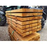 49 x Hardwood Air Dried Sawn African Opepe Posts