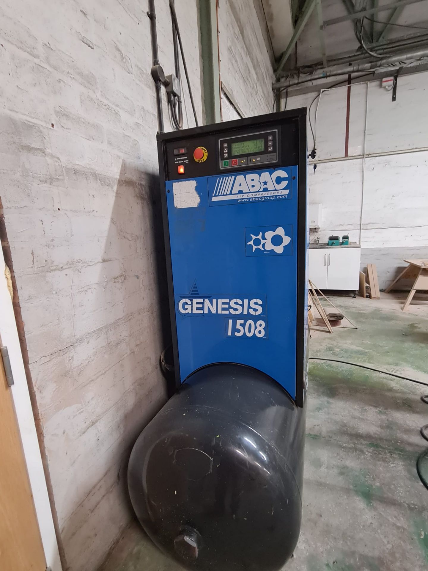 ABAC Genesis 1508 Compressor & Dryer 500 Ltr - Image 2 of 6