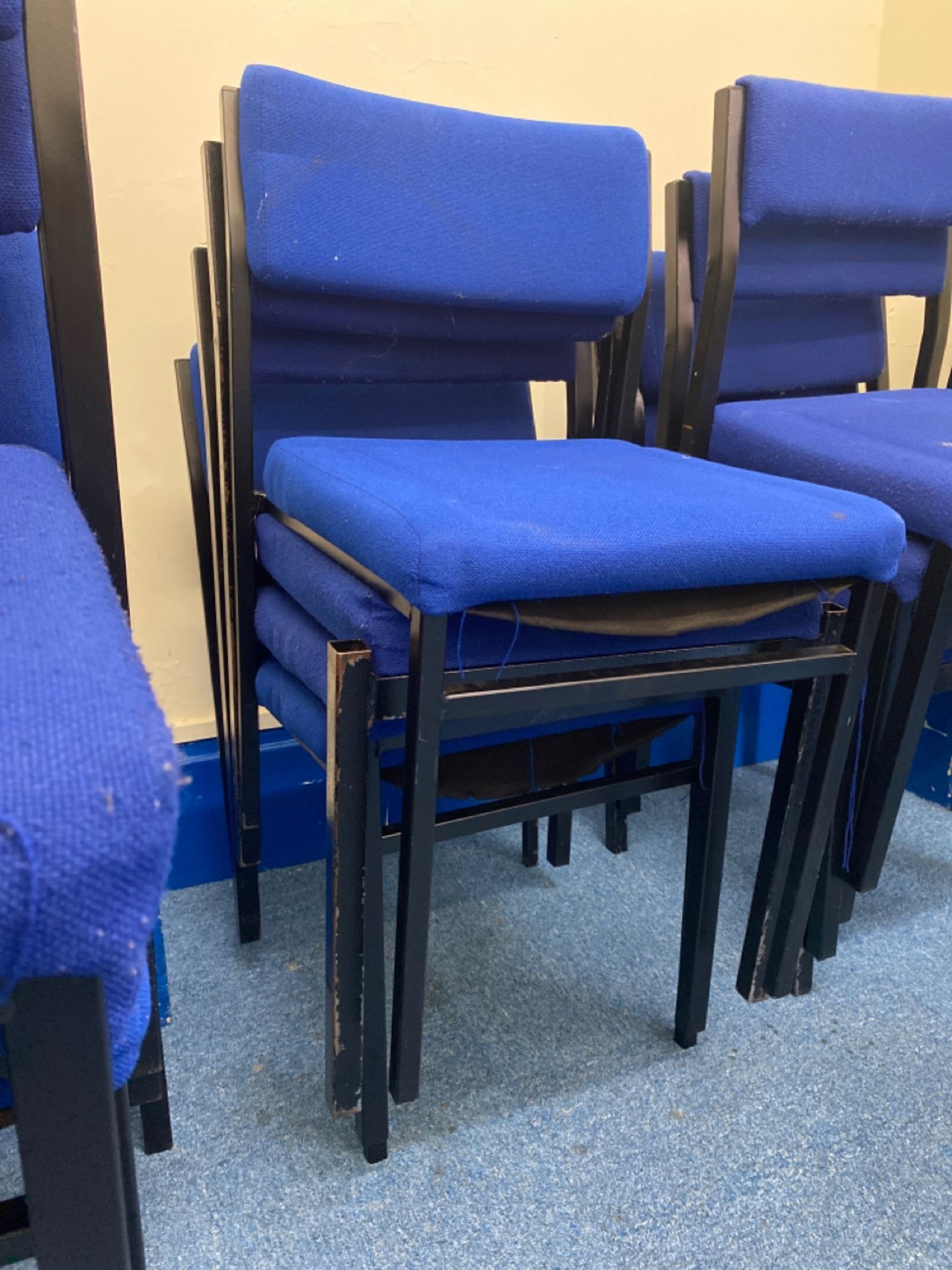 Set of 4 Cusioned Classroom Chairs - Image 12 of 12