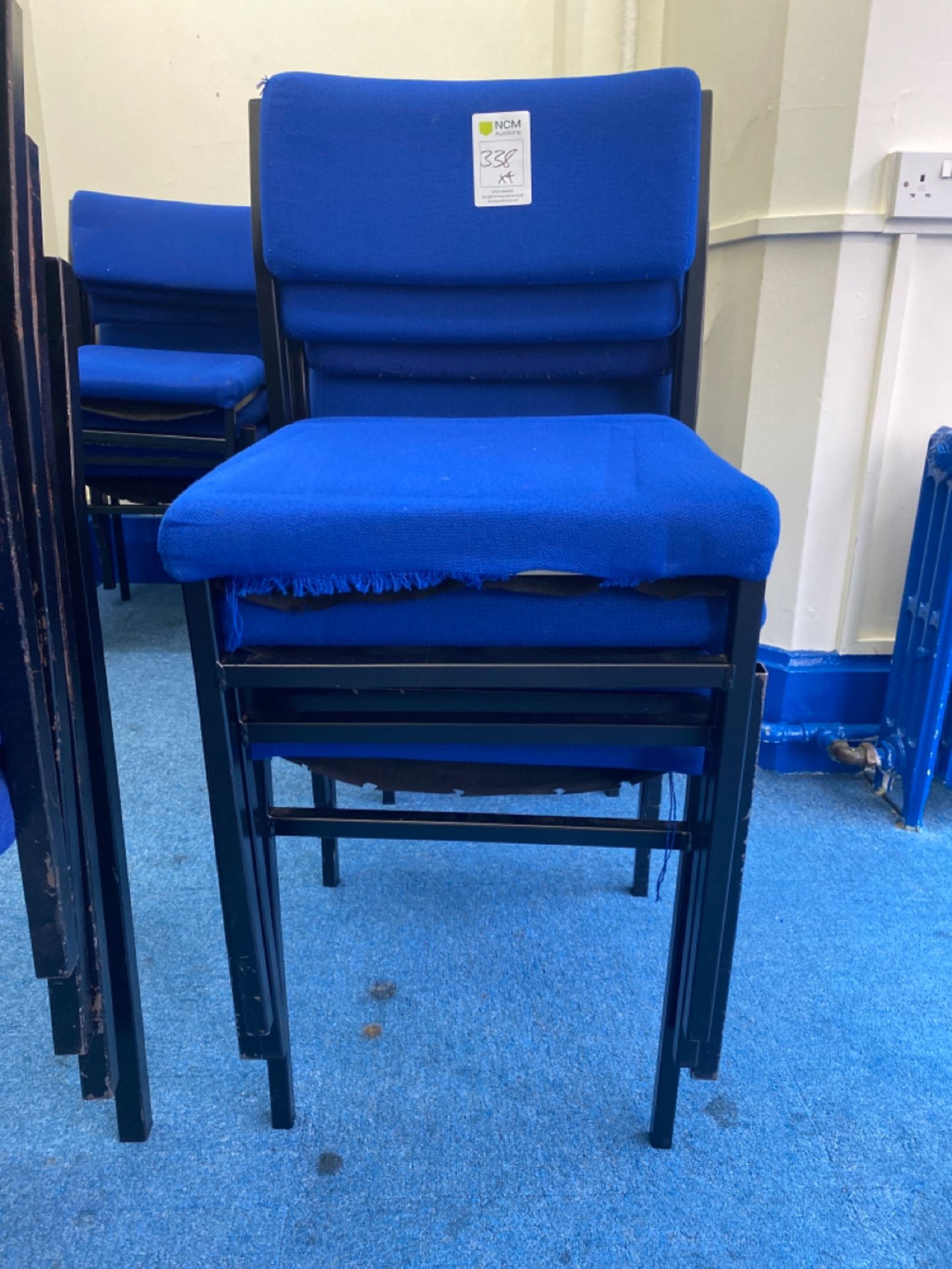 Set of 4 Cusioned Classroom Chairs - Image 13 of 14
