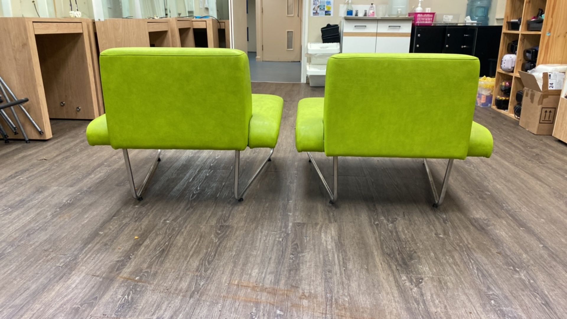 Pair of Contemporary Reception Chairs - Image 6 of 12