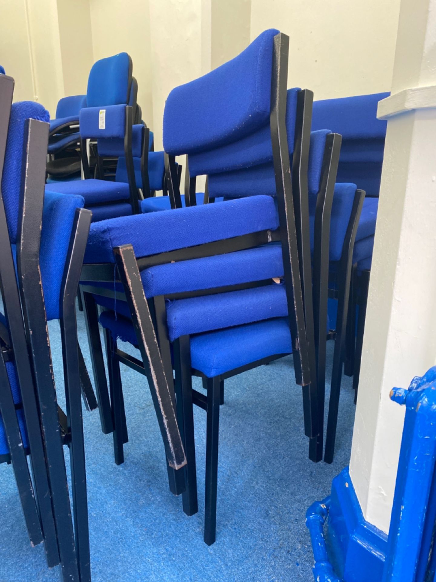 Set of 4 Cusioned Classroom Chairs - Image 11 of 12