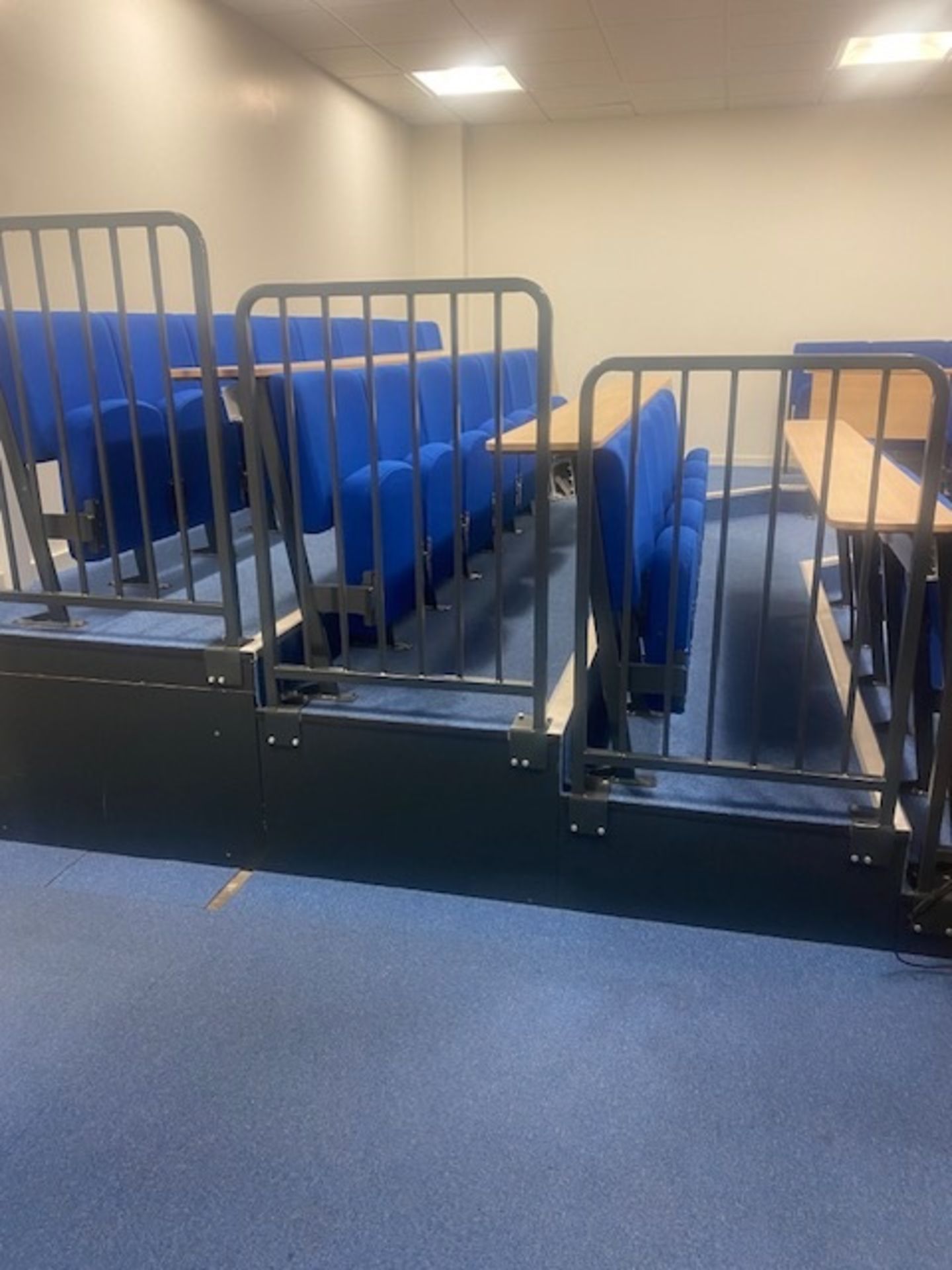 Stage seating With Built In Desks