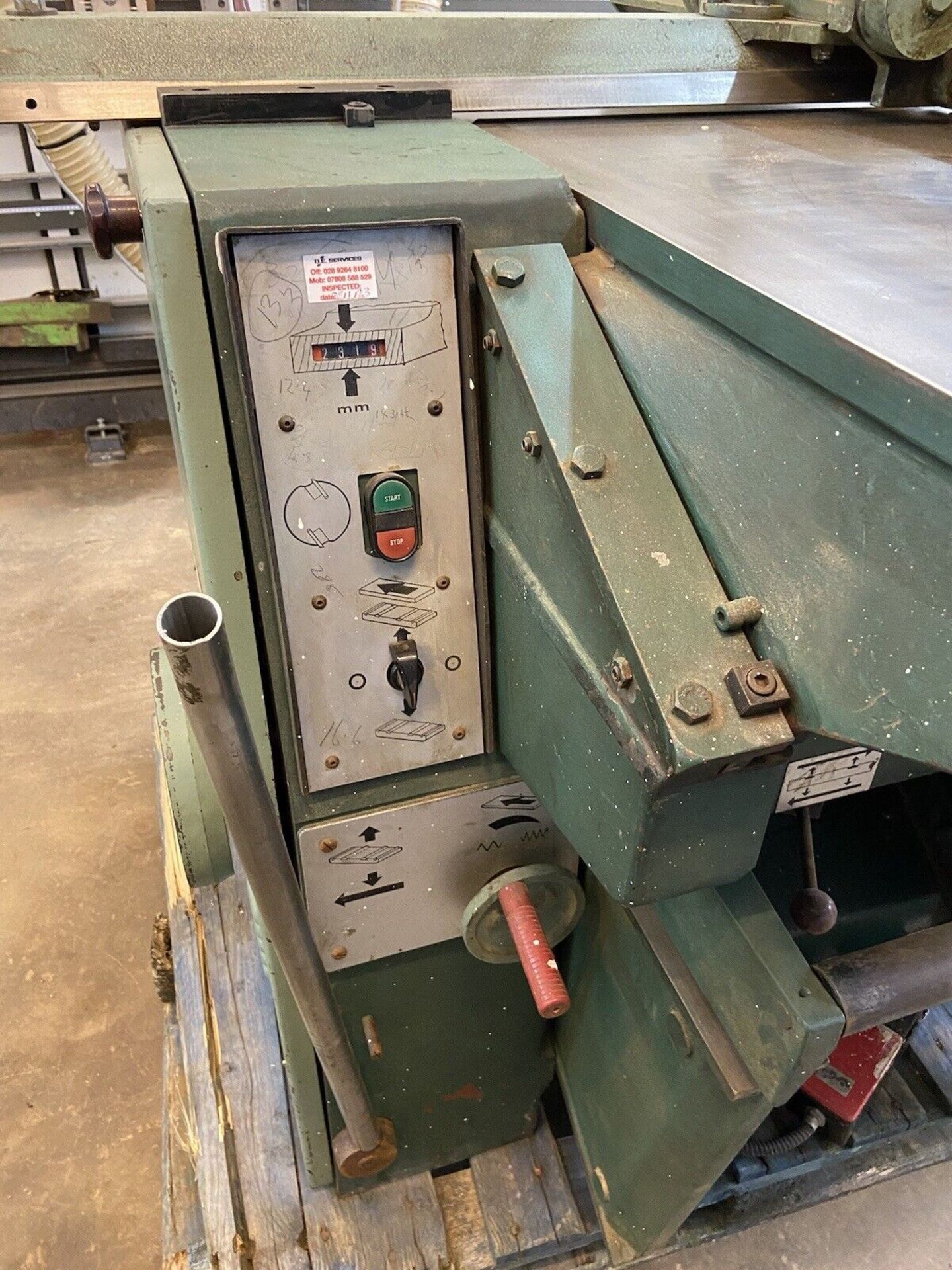 Wadkin BTS500 planer thicknesser DC Braked. 500mm (20”) - Image 11 of 11