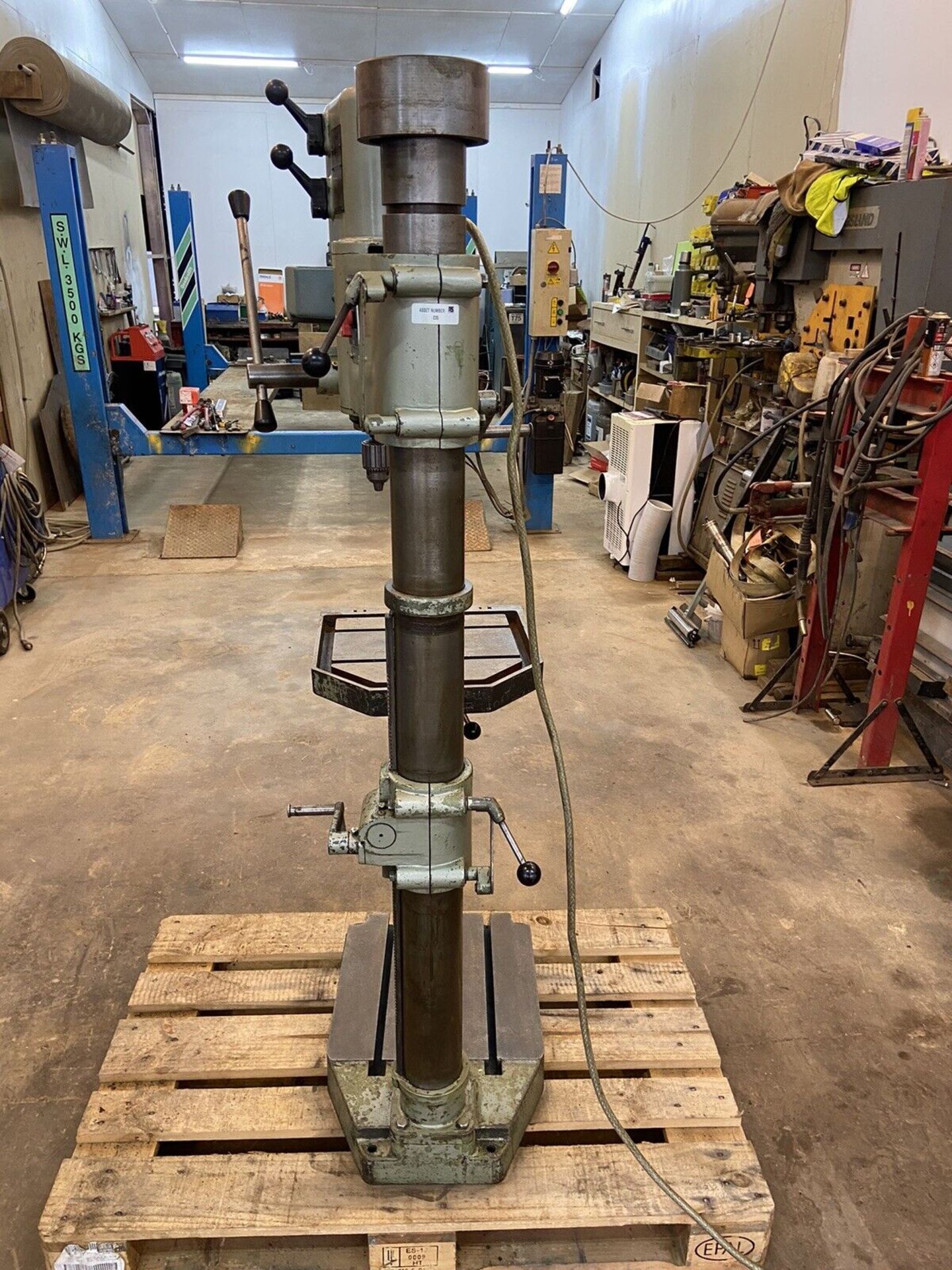 Pillar Metal Drill Arboga E 825 Floor standing engineering pillar drill. Sweden. - Image 4 of 12